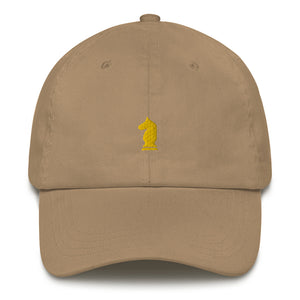 Gold Knight Chess Piece - Embroidered Ball Cap