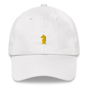 Gold Knight Chess Piece - Embroidered Ball Cap