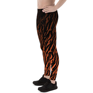 Orange and Black Tiger - Crazy-Ass Leggings - Men's