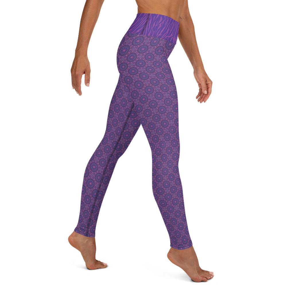 Purple Zebra - Yoga Leggings