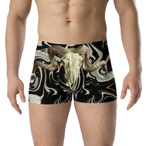 Big Horn Sheep Skull - Crazy-Ass Undies - Boxer Briefs