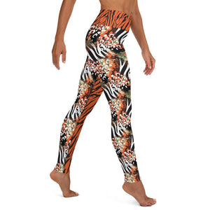 Orange Zebra - Yoga Leggings
