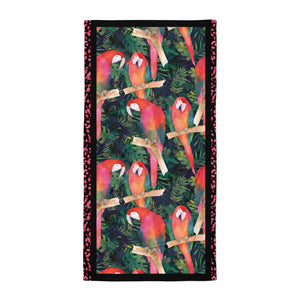 Watercolor Parrots - Beach Towel