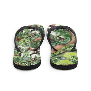 Jungle Dinosaurs - Flip-Flops