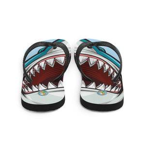 Hungry Shark - Unisex Flip-Flops