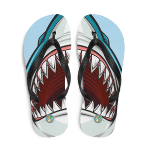 Hungry Shark - Unisex Flip-Flops